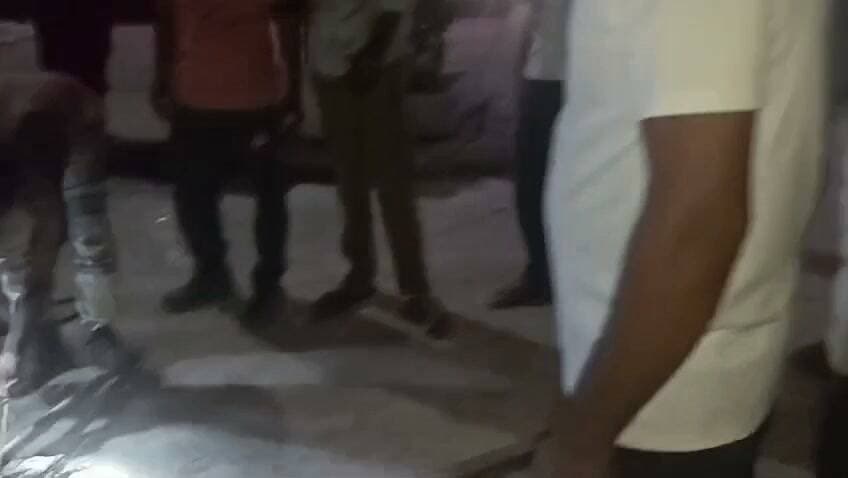 मंदसोर नाहरगढ़ के गांव रतन पिपलिया मे रहवासी इलाके में आया मगरमच्छ, किया गया रेस्क्यू