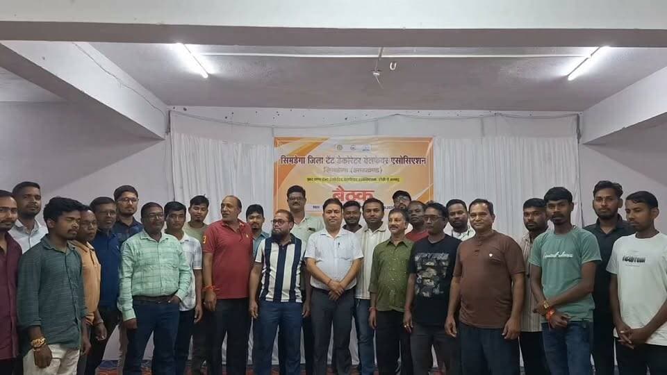 सिमडेगा जिला में टेंट डेकोरेशन वेलफेयर एसोसिएशन द्वारा टेंट के सामानों की भाड़ा में किया बढ़ोतरी