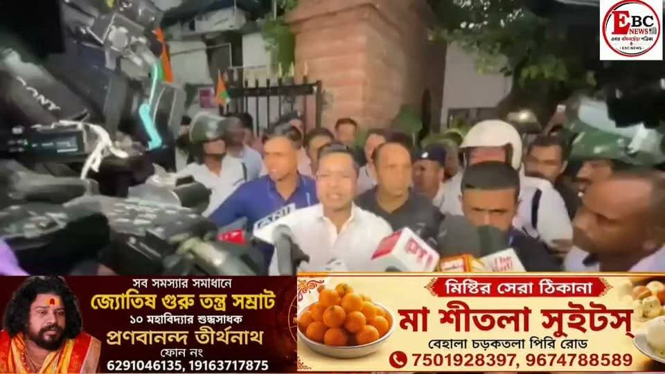 সাংবাদিকদের মুখোমুখি অভিষেক বন্দ্যোপাধ্যায়