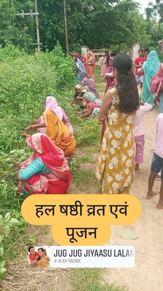 हल षष्ठी व्रत एवं पूजन #reelsviralシ #reelsvideoシ #reels #Halshashthi #hindu