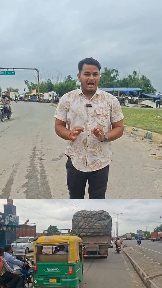 थावे बाईपास का अजब हाल, नाम बाईपास लेकिन पास होने का रास्ता न