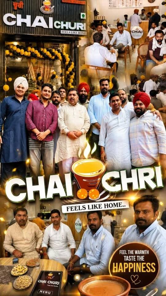 खुशखबरी आपको मिलेगा चाय के साथ चूरमे का स्वाद 👉CHAI CHURI आपके शहर निसिंग में खुल चुका है यहां मिलेगी आपको बेहतरीन चाय की हर आइटम और साथ में बेहतरीन चूरमा(चूरी) व फास्ट फूड की बेहतरीन और स्वादिष्ट आइटम। जल्दी से आए और बेहतरीन स्वाद का मजा लें। संपर्क करें👉 85719-40013,, पता-आईआईएफएल गोल्ड लोन बैंक के बिल्कुल सामने गोंदर रोड निसिंग
