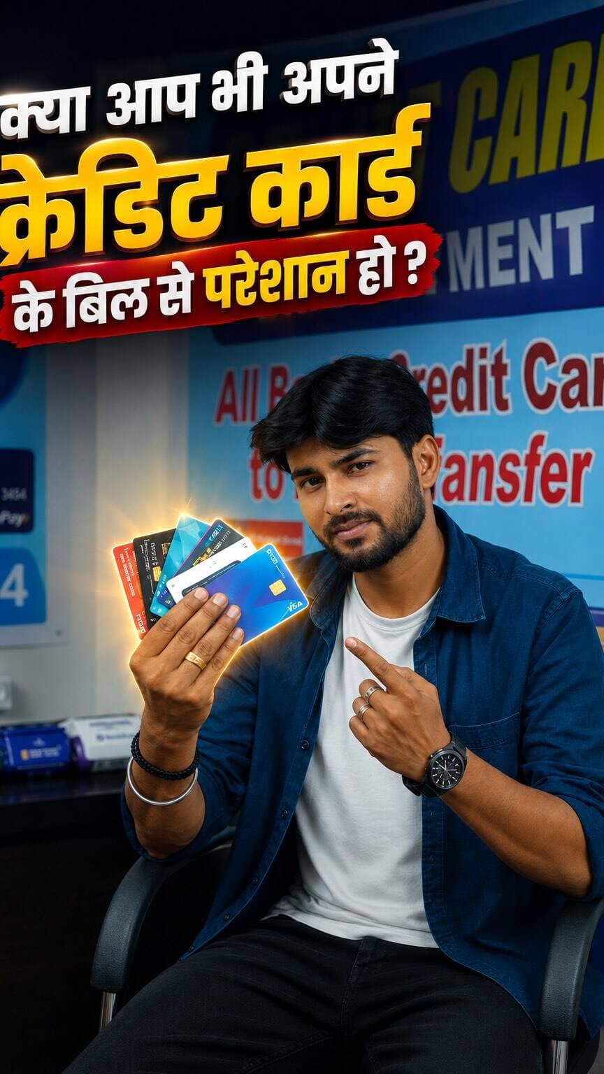 Credit Card Bill ka pressure badh raha hai? 💳
Banaras mein ab available hai Instant Money India — jahan aapko Credit Card Bill Payment aur Credit Card-to-Bank Transfer ki service milti hai, minimum charges par.
📍 Location: Sigra Chauraha se 100 meter aage, Titan Showroom ke upar
📞 Call/WhatsApp: 8585856654
⚠️ Note: Yahan kisi bhi tarah ka loan nahi milta. Service sirf Credit Card Bill Payment aur Transfer ke liye hai.
#CreditCardBillPayment #CreditCardToBankTransfer #CreditCardPayment #InstantMoneyIndia #Banaras Varanasi VaranasiBusiness BanarasBusiness CreditCard BillPayment FinancialServices VaranasiServices SigraVaranasi MoneyTransfer CreditCardHelp