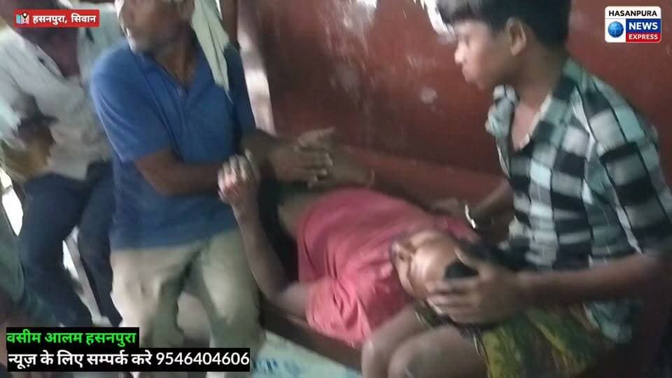 हसनपुरा ब्लॉक पऱ नया ट्रांसफार्मर लगाने के दौरान ग्यारह हजार के तार के चपेट मे आने के कारण मिस्त्री हुआ घायल