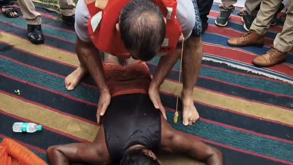 रेणुका नदी पर बाढ़ राहत-बचाव का किया गया मॉक ड्रिल, CISF, पुलिस, राजस्व और मेडिकल टीम ने लिया हिस्सा