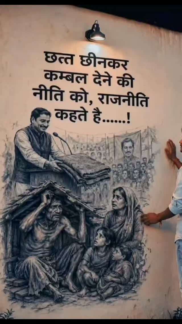 छत्त्त छीनकर कंबल देने की नीति को, राजनीति कहते हैं....!!
