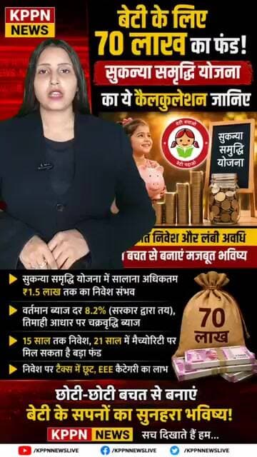 बेटी के लिए 70 लाख का फंड! सुकन्या समृद्धि योजना का ये कैलकुलेशन जानिए