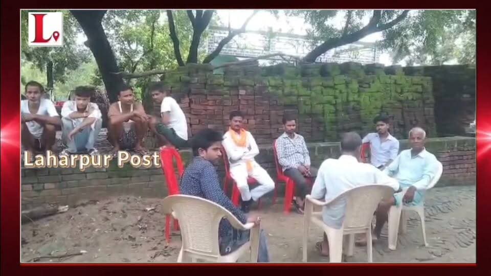 #Sitapur: लहरपुर में भारी बारिश ने छीनी जिंदगी, कच्ची दीवार के मलबे में दबकर महिला की मौत।