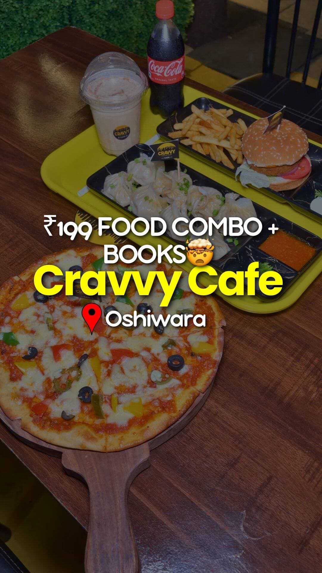 📚☕ Books + Brews + Bites = the perfect Gen Z hangout👀✨
Cravvy Cafe, Oshiwara has launched their Books & Brews Club and honestly, this membership is a steal😍
For just ₹299/year, you get:
📖 Access to books & magazines
🥤 Mocktails at ₹99
☕ Cold Coffee at ₹129
🍔 Burger + Fries + Cold Coffee at just ₹199 🤯
🍔 Burger + Fries + Coke at just ₹149🤯
💸 Plus 10% OFF on the entire menu for a whole year
⚠️ Only the first 100 memberships are available
📍 location-
Ground Floor, Om Heera Panna Mall, G-70A, near The Dhaba, Oshiwara, Jogeshwari West, Mumbai, Maharashtra 400102
#CravvyCafe #BooksAndBrews #Oshiwara #MumbaiCafe BookLovers CafeHopping MumbaiFoodie GenZ CafeVibes MumbaiReels