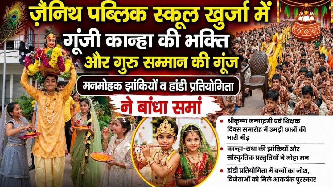 #ज़ैनिथपब्लिकस्कूल #श्रीकृष्णजन्माष्टमी #शिक्षकदिवस #कान्हा #हांडीप्रतियोगिता #गुरुसम्मान #खुर्जा।
