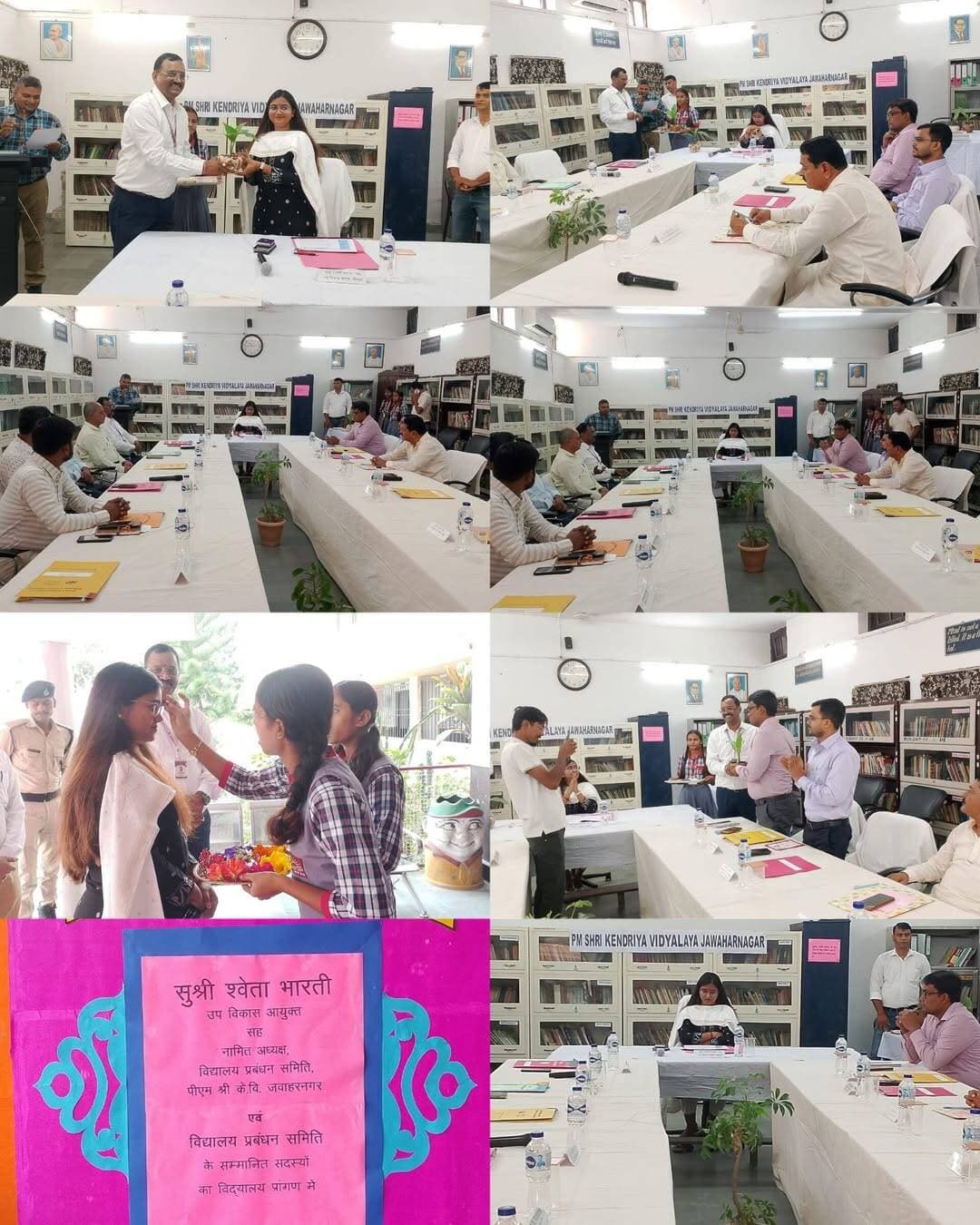 *पीएम श्री केंद्रीय विद्यालय के शैक्षणिक एवं प्रशासनिक कार्यो का डीडीसी ने किया समीक्षा*
सीतामढ़ी। पीएम श्री, केंद्रीय विद्यालय जवाहरनगर में गुरुवार को विद्यालय प्रबंध समिति की बैठक संपन्न हुई।जिसकी अध्यक्षता डीडीसी सह विद्यालय प्रबंध समिति के पदेन अध्यक्ष सुश्री श्वेता भारती ने किया। प्रबंध समिति की बैठक में सभी मानित सदस्यगण उपस्थित रहे।
बैठक में स्वागत वक्तव्य प्रबंध समिति के सचिव एवं विद्यालय के प्राचार्य पंकज अग्रवाल ने दिया।
बैठक में प्राचार्य पंकज अग्रवाल ने विद्यालय में संचालित महत्वपूर्ण शैक्षणिक एवं प्रशासनिक कार्यों, उपलब्धियों, चुनौतियों एवं योजनाओं पर विस्तारपूर्वक प्रकाश डाला। बैठक में प्रबंध समिति के सदस्यों ने अपने बहुमूल्य सुझाव दिए। डीडीसी सुश्री श्वेता भारती ने विद्यालय में संचालित समग्र शैक्षणिक एवं प्रशासनिक कार्यों की विस्तारपूर्वक समीक्षा किया तथा शैक्षणिक गुणवत्ता बढ़ाने हेतु अपने बहुमूल्य सुझाव दिया तथा अन्य प्रशासनिक निर्देश भी दिए। इस मौके पर डीपीओ सुजीत कुमार दास,प्रो सनाउल्लाह, रमेश कुमार, यादव,डा रश्मि गुप्ता,प्रो उमेश चन्द झा, कुमारी दिव्या, डॉ अभय कुमार दास, आर के रंजन,शिक्षिका रिजवाना, डॉ रंजीत कुमार सिंह, आलोक कुमार, संजय कुमार उपस्थित रहे।