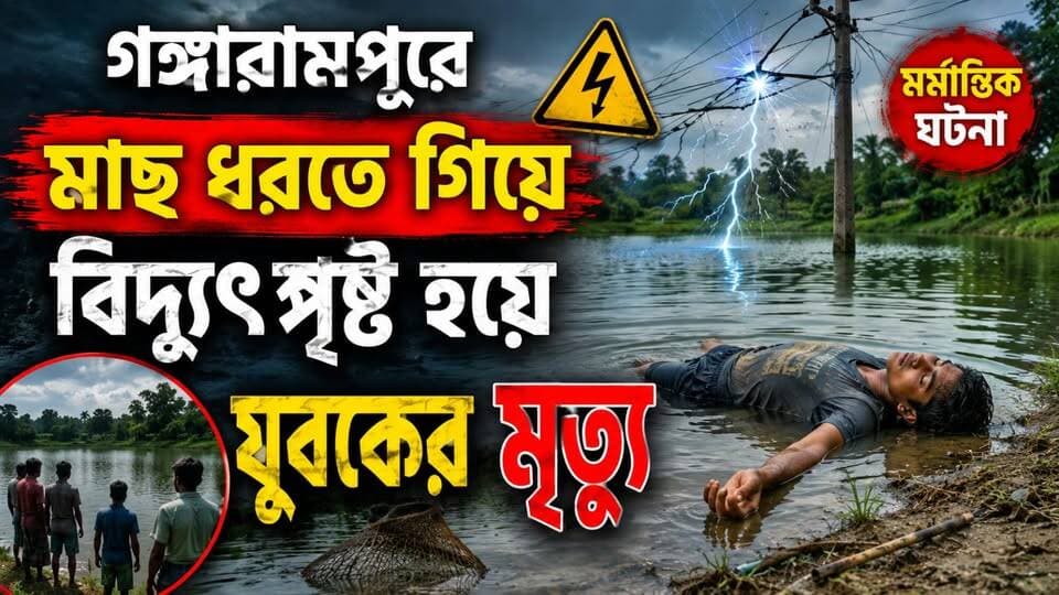গঙ্গারামপুরে মাছ ধরতে গিয়ে বিদ্যুৎস্পৃষ্ট হয়ে যুবকের মৃ*ত্যু
#BreakingNews
#dakshindinajpur
#gangarampur