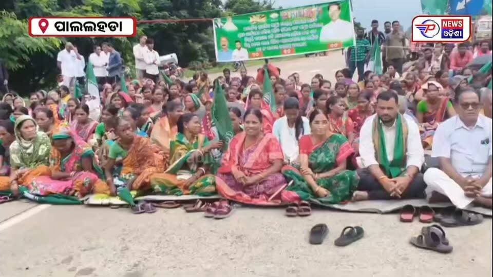 ପାଲଲହଡ଼ା ଠାରେ ବିଜେଡିର ୧୨ ଘଣ୍ଟିଆ ରାସ୍ତା ବନ୍ଦ |
#OdishaNews #Bjd #roadblock #Breakingnews #anugul #pallahada