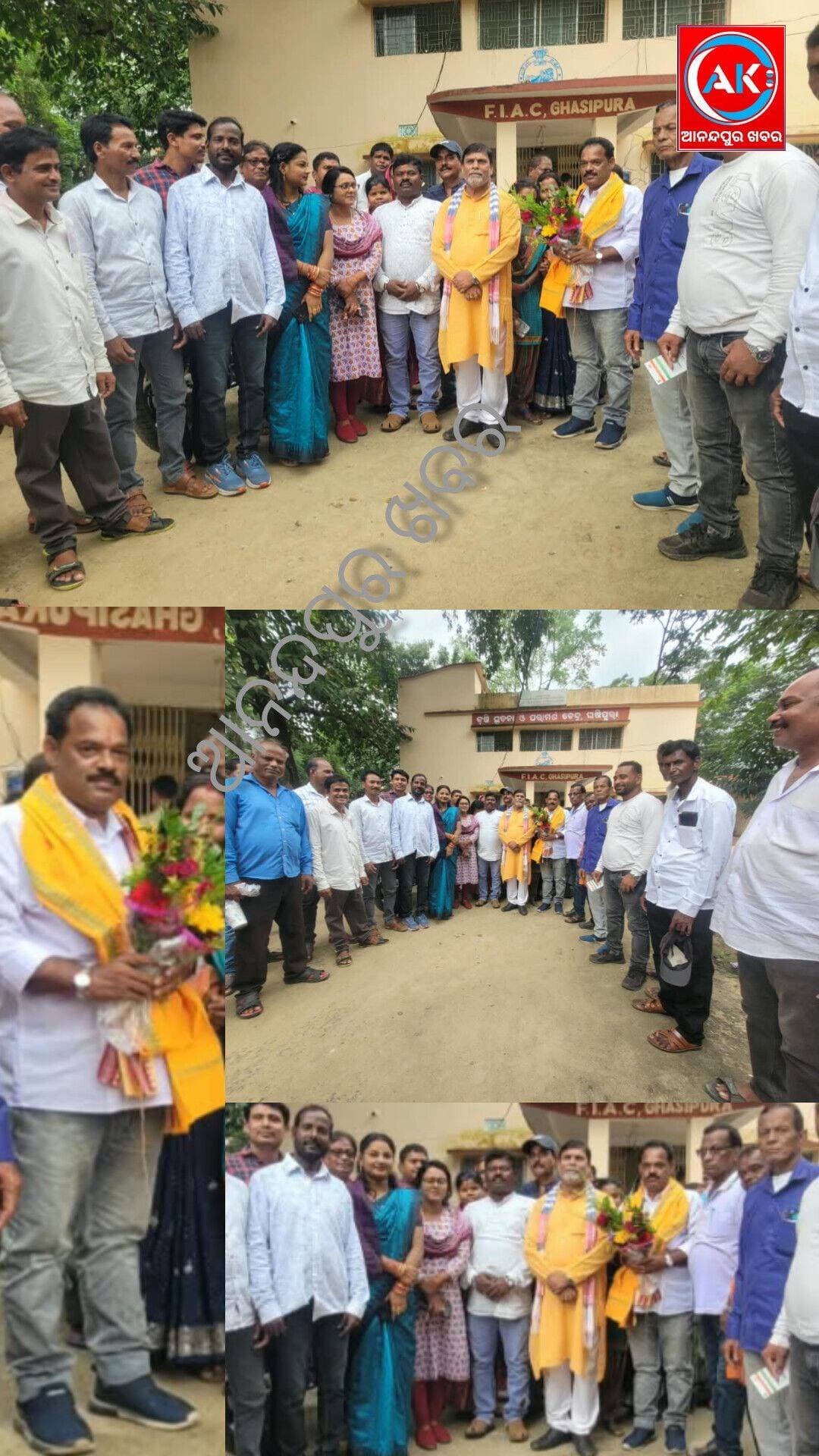 ଘଷିପୁରା ବ୍ଲକ ରୁ ଦଳମତ ନିର୍ବିଶେଷରେ ଭାରତୀୟ ଜନତା ପାର୍ଟିର ବରିଷ୍ଠ କାର୍ଯ୍ୟକର୍ତ୍ତା ପ୍ରଣବ କୁମାର ପୁହାଣ ସର୍ବସମ୍ମତି କ୍ରମେ ନୂତନ ଭାବେ ଆତ୍ମା (ATMA) ର ଚେୟାରମ୍ୟାନ ପଦ ଅଳଙ୍କୃତ କରିଥିବାରୁ ତାଙ୍କୁ ଶୁଭେଚ୍ଛା ଓ ଅଭିନନ୍ଦନ ଜଣାଇଛନ୍ତି ବିଜେପି ନେତା ଡ଼ଃ ଶମ୍ଭୁନାଥ ରାଉତ ଏବଂ ସମସ୍ତ କାଯ୍ୟକର୍ତା ଓ କର୍ମୀମାନେ,,,