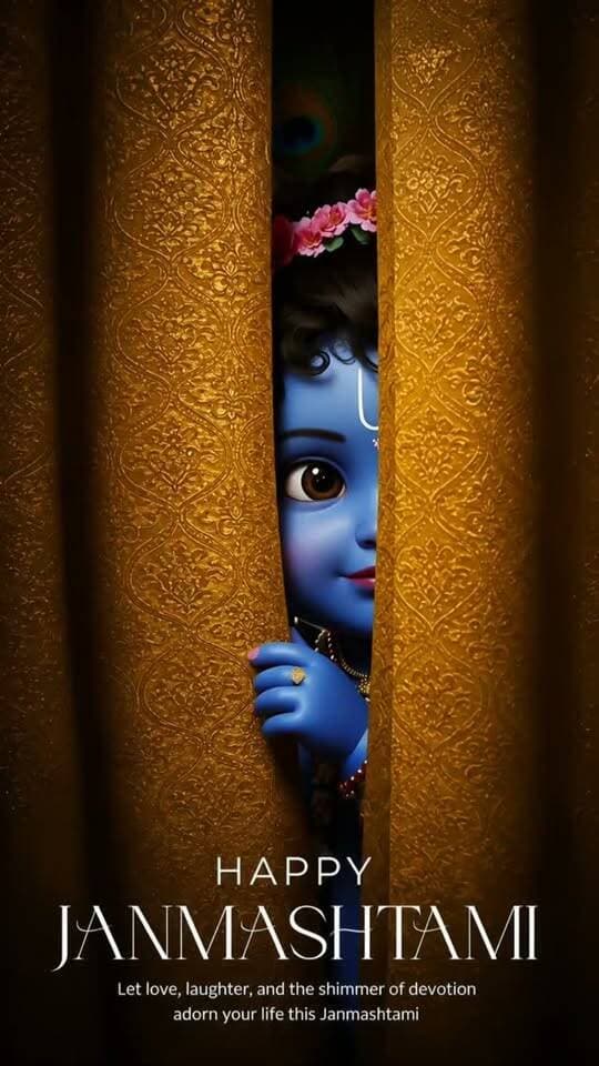 जय श्री कृष्णा 🙏🏻
श्री कृष्ण जन्माष्टमी की आप सभी को हार्दिक शुभकामनाएं एवं बधाई...
#shreekrishnajanmastami #shreekrishna❤️ #janmastami