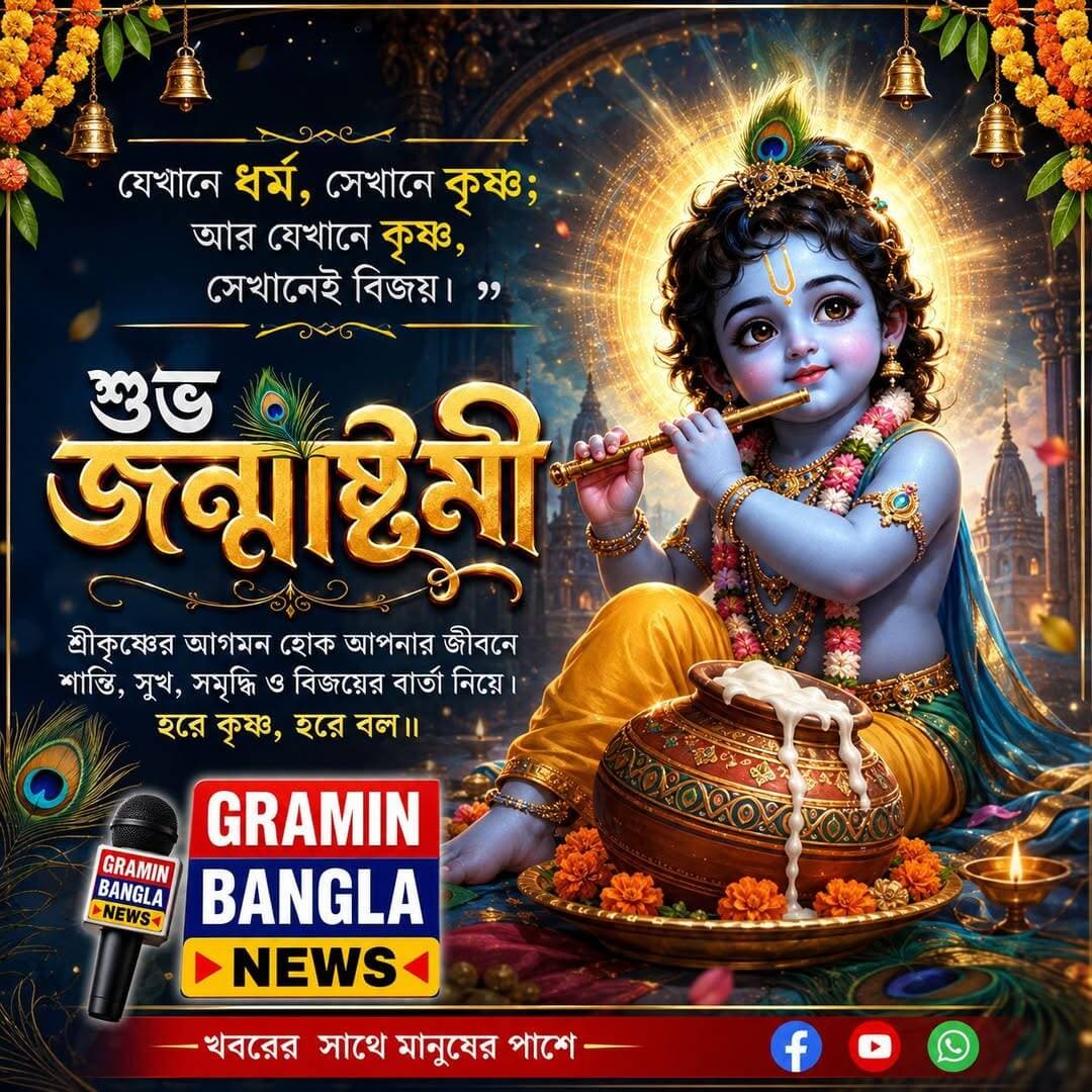 শুভ জন্মাষ্টমী
<nis:link nis:type=tag nis:id=shrikrishna nis:value=ShriKrishna nis:enabled=true nis:link/>