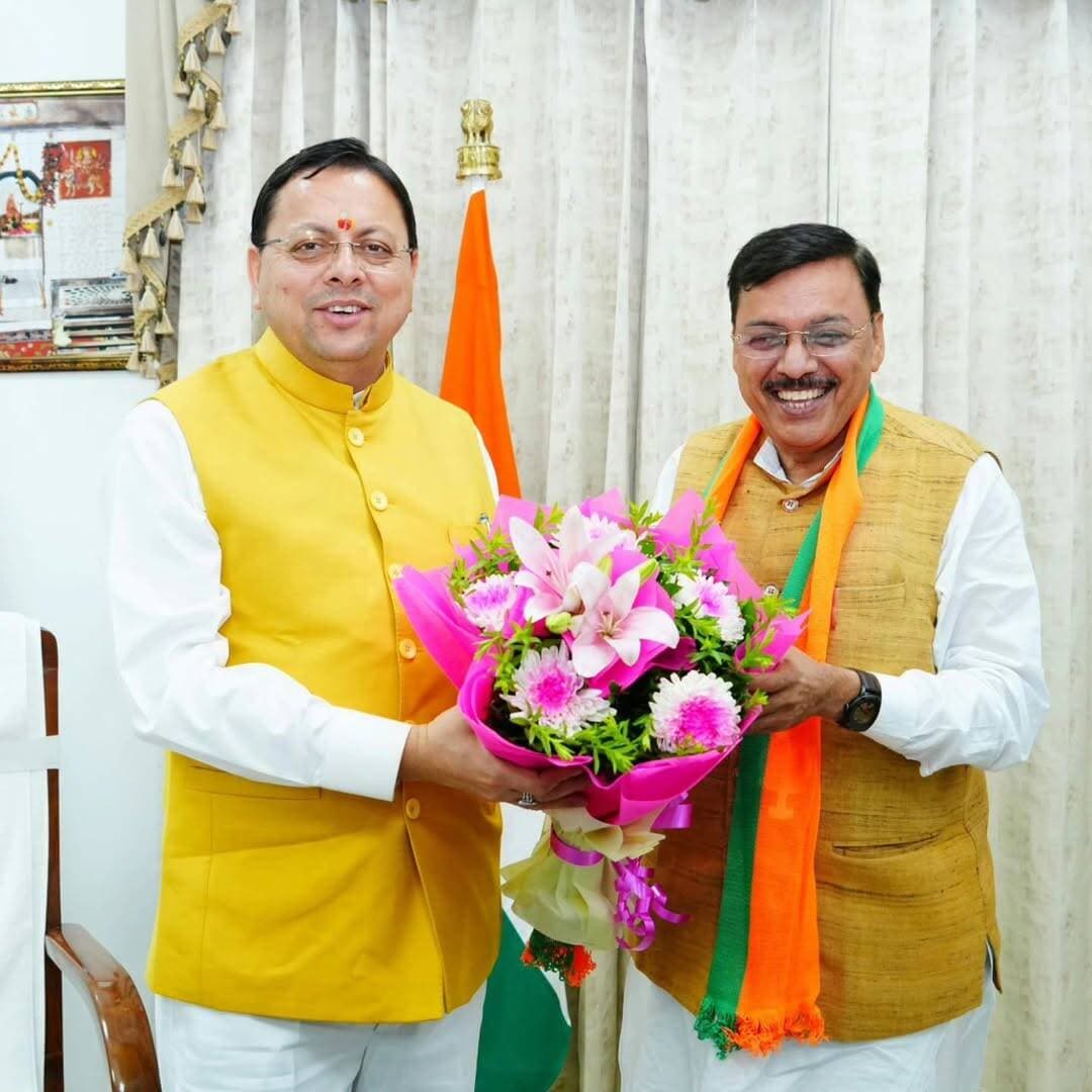 भाजपा की तरफ से प्रदेश प्रवक्ता बनाए जाने पर सीएम धामी का धन्यवाद करने देहरादून पहुँचे पूर्व विधायक एवं भाजपा प्रवक्ता Rajesh Shukla
