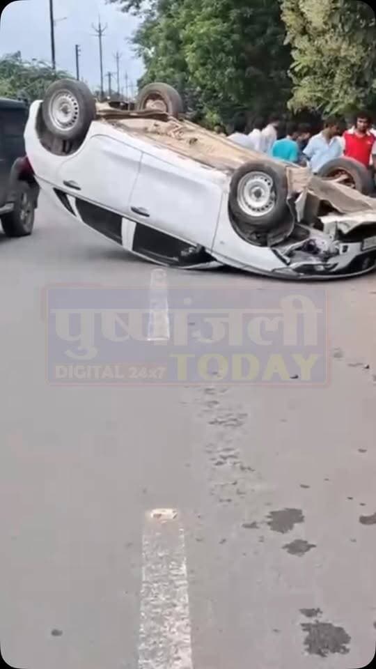 MITS कॉलेज के पास कार अनियंत्रित होकर पलटी
#viral #gwalior #pushpanjalitoday #viralreels #jansamparkmp