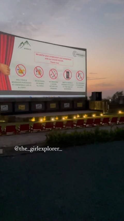 Tag/share with your partner to experience this🤩
.
📍Where - Cine Wheels Drive-In Theatre By Windasa😍
.
✅ Recommended Food 😍 -
1. Chole with Paratha/Rice
2. Paneer Makhani with Paratha
.
✅this is central India’s Largest Drive-In Theater🤩
✅ they have a capacity for 160+ car and 260+ seating capacity available
✅ their food menu Starts from just ₹49
✅ they have dolby atmos, that is best in world quality sound
✅ here you can watch movie as per your choice, you can also organize your birthday, anniversary party here
✅ this place is for both two wheelers & normal seating crowd too
.
📍 Address- Windasa Theme Park Rau-Dewas Bypass, near Silicon Valley & DPS, Rau, Indore, Madhya Pradesh 453331
.
.
Drop a ❤️ if u like my content
Please share🤗
Follow bhi kar lo yaar ab!😍
.
#reelsinstagram #thegirlexplorer #driveintheater #driveinmovie #driveincinema #kondisa #bholebaba #indore #indorefood #indorecity #indore_city #indorefoodies #indorefood #raiwada #vijaynagar #bhawarkua #explorepage #explore #instagram #instagood #instafood #theatre #drivein #windasadrivein