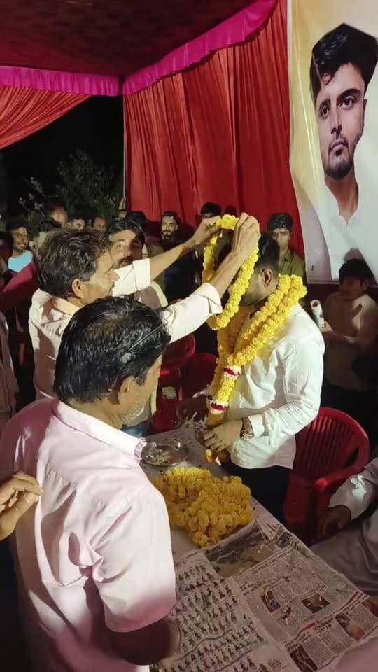 नवलगढ़ के वार्ड नंबर 7 से निर्दलीय प्रत्याशी आमीन मंसूरी के कार्यालय का शुभारंभ