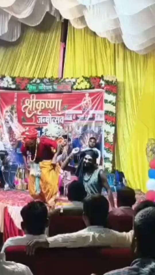 #Sitapur#रेउसा थाने में मनाया गया श्री कृष्ण जन्मोत्सव#
