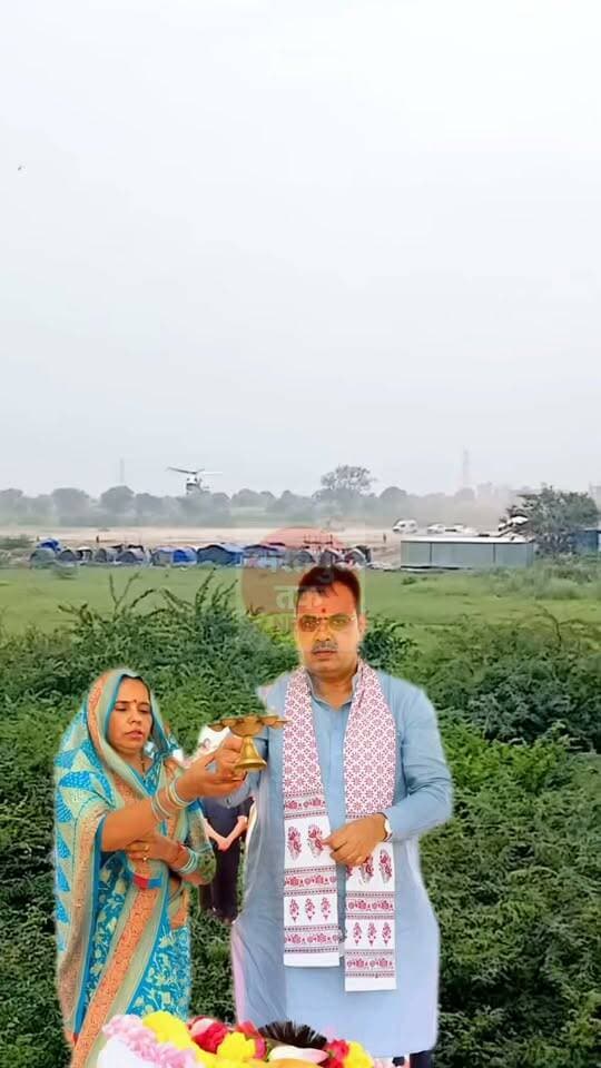 राजस्थान के मुख्यमंत्री भजनलाल शर्मा ने पूंछरी में दर्शन कर लौटे जयपुर.…......