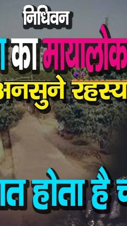 Awaaz India Vrindavan Nidhivan Mystery _ श्रीकृष्ण का मायालोक, जहां हर रात होता है चमत्कार!
#AwaazIndiaDigital #Vrindavan #NidhivanMystery #ShrikrishnaJanmashtami #JanmashtamiSpecial #Festival #awaazspecial
