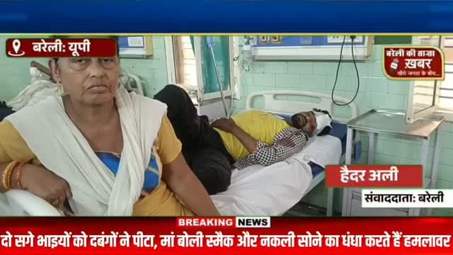 दो सगे भाइयों को दबंगों ने पीटा, मां बोली—स्मैक और नकली सोने का धंधा करते हैं हमलावर #viral #flowers #bareilly #up #news