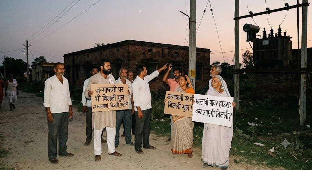 जन्माष्टमी के पावन पर्व पर मल्लावां क्षेत्र में बिजली संकट, दो घंटे से आपूर्ति ठप होने से ग्रामीणों में भारी आक्रोश
मल्लावां। श्रीकृष्ण जन्माष्टमी के पावन पर्व पर जहां एक ओर पूरे क्षेत्र के मंदिरों और घरों में कान्हा के जन्मोत्सव की तैयारियां जोर-शोर से चल रही थीं, वहीं दूसरी ओर बिजली विभाग की लापरवाही ने श्रद्धालुओं के उत्साह पर पानी फेर दिया। मल्लावां क्षेत्र के गोसवा पावर हाउस से जुड़े नयागांव, पुरवावाँ और बीकापुर फीडर की बिजली पिछले दो घंटे से पूरी तरह गुल रही, जिससे दर्जनों गांवों में अंधेरा छा गया।
त्योहार के अवसर पर निर्बाध बिजली आपूर्ति के दावों की हवा निकलते देख स्थानीय लोगों में भारी निराशा और आक्रोश देखने को मिला। ग्रामीणों का कहना है कि प्रदेश के मुख्यमंत्री योगी आदित्यनाथ के स्पष्ट निर्देशों के बावजूद कि प्रमुख त्योहारों पर 24 घंटे बिजली उपलब्ध कराई जाए, स्थानीय स्तर पर विभागीय लापरवाही चरम पर है। संतों की सरकार होने के बाद भी जन्माष्टमी जैसे महत्वपूर्ण पर्व पर घंटों बिजली गुल रहना विभाग की लचर कार्यप्रणाली को उजागर करता है।
वहीं, इस अंधाधुंध कटौती को लेकर क्षेत्र में तरह-तरह की चर्चाएं भी गर्म हैं। स्थानीय लोगों ने आरोप लगाते हुए दबी जुबान में कहा कि विद्युत विभाग के जिम्मेदार अधिकारियों की उदासीनता के कारण पर्व के दिन जनता को यह परेशानी झेलनी पड़ रही है। लोगों ने मामले को लेकर उच्चाधिकारियों और संबंधित जेई की कार्यशैली पर भी सवाल खड़े किए हैं।
ग्रामीणों ने विद्युत विभाग के उच्चाधिकारियों और जिला प्रशासन से मांग की है कि त्योहार के अवसर पर तत्काल विद्युत आपूर्ति बहाल की जाए और बिना पूर्व सूचना के घंटों तक बिजली गुल रखने वाले जिम्मेदारों के खिलाफ सख्त कार्रवाई की जाए।