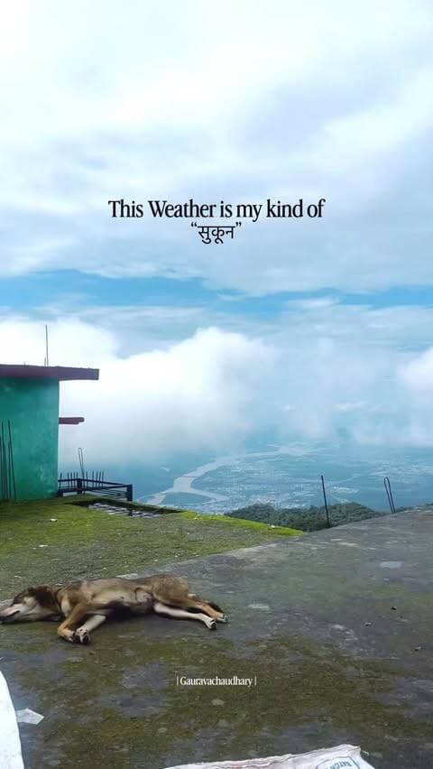 This Weather is my kind of
“सुकून”
.
.
#monsoon #weather