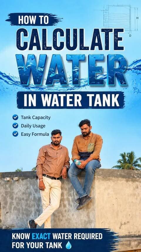 પાણી 💦 ની ટાંકી માં કેટલા લિટર પાણી સમાય છે.
સાવ આસાનીથી ગણતરી કરી શકશો. આ રીલ ને આખી જોજો આજે હું તમને બતાવું કે રીતે ગણતરી થાય. એક સિમ્પલ થમ રૂલ છે 1cu.ft.=28.32 lit. તમારી ટાંકી ના cubic foot ની ગણતરી કરો અને એને 28.32 સાથે ગુણાકાર કરો એટલે લિટર આવી જસે….
.
.
.
.
.
.
#exploremore #gujjureels #trending #foryou #reelsindia