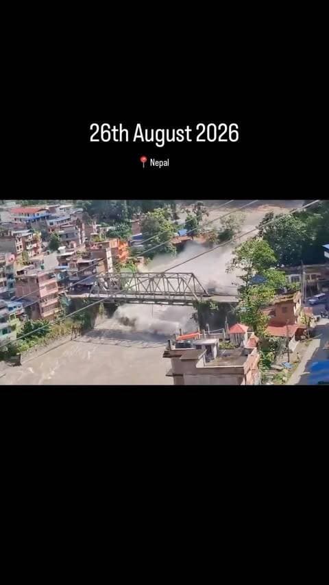 Nepal Flood Horror: Bhote Koshi River Wreaks Havoc 🇳🇵
A sudden flash flood in the Bhote Koshi River has caused widespread destruction in Nepal’s Rasuwa district.
The shocking video emerging from the area captures the terrifying force of the flood and the panic it has created.
According to reports, several people are feared to have been swept away. Markets, villages, and hydropower projects have also been severely affected by the flooding. In view of the worsening situation, the Nepal Army has been deployed for rescue and relief operations.
#uttarakhandheaven #nepal #nepalflood flood