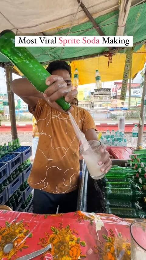 Most Viral Sprite Soda Of Kolkata
#soda #drinks #streetfoods #indianstreetfood #kolkata