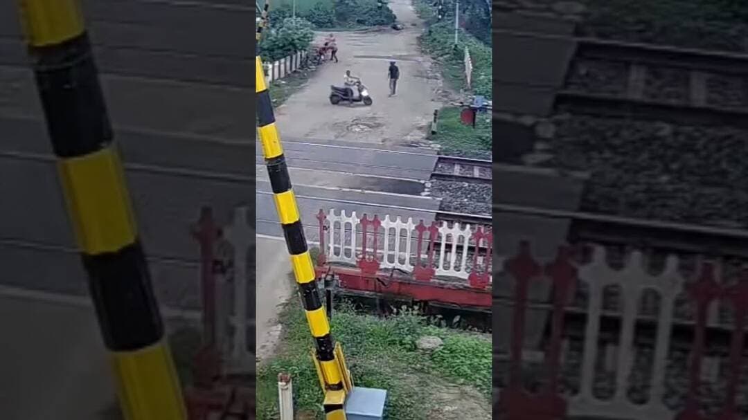 🚨 **डूंगरीपाली रेलवे क्रॉसिंग के सामने गुंडागर्दी? CCTV फुटेज वायरल** #CrimeNews #P24NewsExpress