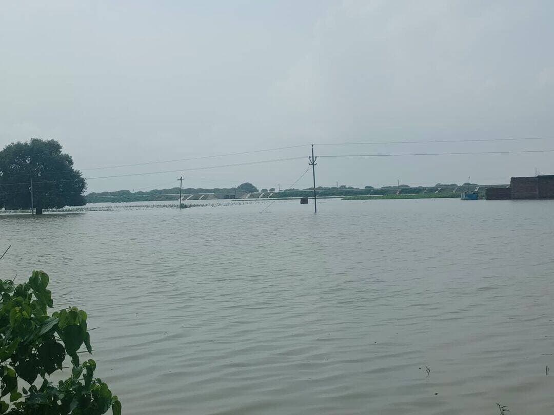बलिया जिले में गंगा नदी के बढ़ते जलस्तर से बाढ़ का संकट लगातार गहराता जा रहा है। गंगा खतरे के निशान को पार कर चुकी है और कई इलाकों में बाढ़ का पानी तेजी से फैल रहा है।
हालात को देखते हुए आशंका जताई जा रही है कि अगर गंगा का जलस्तर इसी तरह बढ़ता रहा तो आने वाले समय में पानी और आगे बढ़ सकता है। जिले के निचले इलाकों में पहले से ही बाढ़ का असर दिखाई दे रहा है। प्रशासन भी प्रभावित क्षेत्रों पर नजर बनाए हुए है और राहत-बचाव की तैयारियां जारी हैं।
गंगा के साथ जिले की अन्य नदियों के बढ़ते जलस्तर ने भी मुश्किलें बढ़ा दी हैं। ऐसे में तटवर्ती और निचले इलाकों में रहने वाले लोगों को सतर्क रहने की जरूरत है।
#BalliaFlood #FloodAlert #gangariver #UPFlood #floodinballia #Balliakhabar