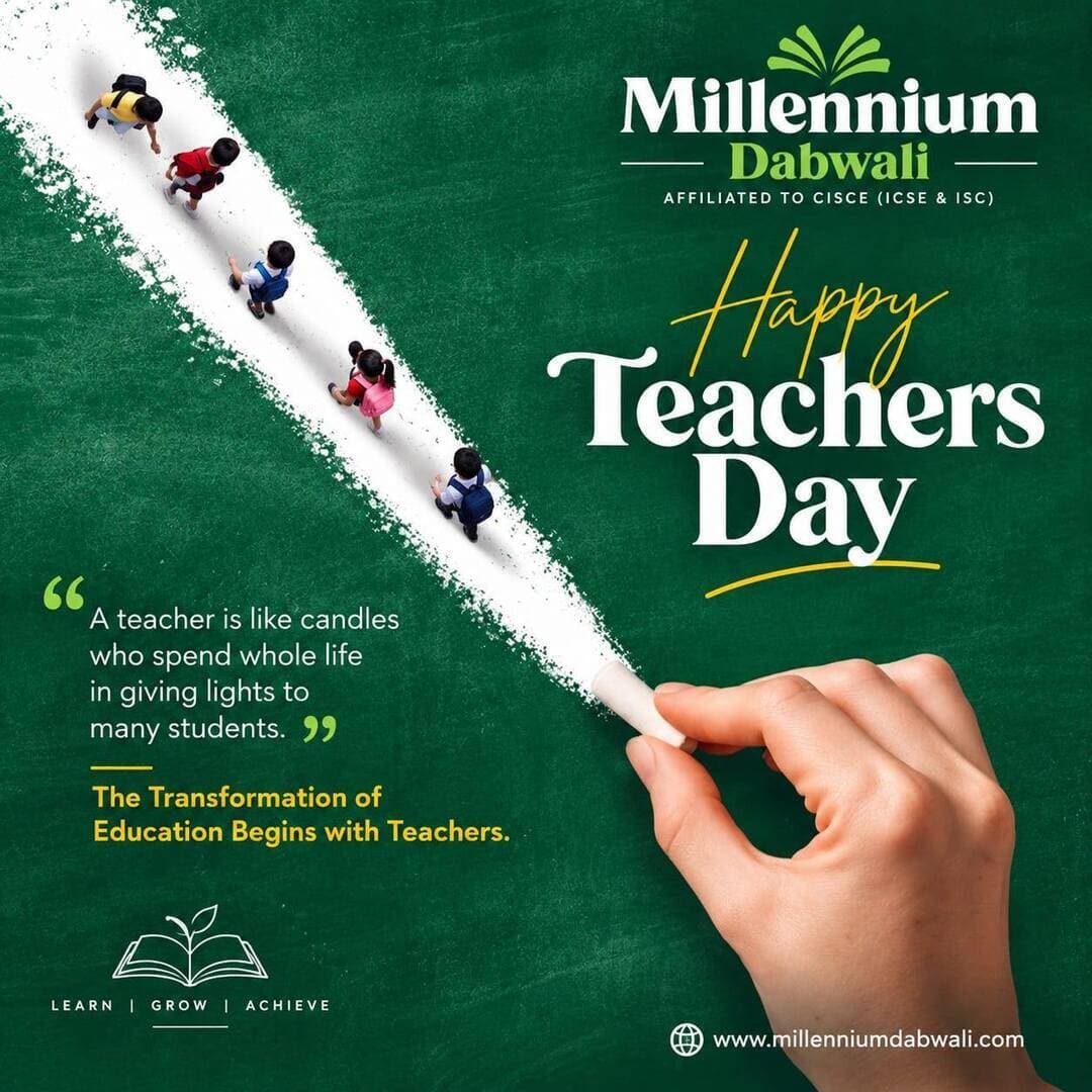 Happy teacher day
Millennium Dabwali