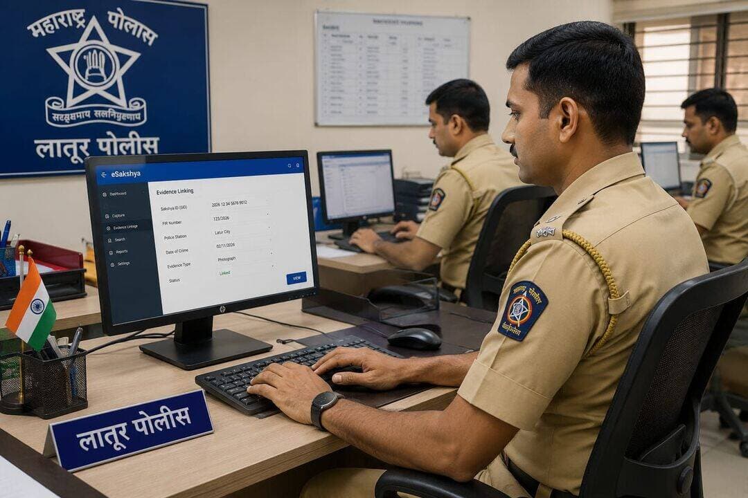 *लातूर पोलिसांची राष्ट्रीय स्तरावर विक्रमी कामगिरी*
डिजिटल पोलिसिंगमध्ये लातूर देशात अव्वल, ई-साक्ष्य लिंकिंगमध्ये ९९.९८% कामगिरी
*लातूर, दि. ४ नोव्हेंबर -* आधुनिक तंत्रज्ञानाचा वापर करून गुन्हे तपास अधिक गतिमान आणि पारदर्शक करण्याच्या दिशेने लातूर जिल्हा पोलीस दलाने देशात ऐतिहासिक कामगिरी केली आहे. राष्ट्रीय गुन्हे नोंदणी विभागाने (NCRB) जाहीर केलेल्या आकडेवारीनुसार ई-साक्ष्य आयडी निर्मिती आणि लिंकिंगमध्ये ९९.९८ टक्के कामगिरीसह लातूर जिल्ह्याने संपूर्ण देशात प्रथम क्रमांक पटकावला आहे.
यामुळे डिजिटल पोलिसिंगमध्ये लातूर पॅटर्नची पुन्हा एकदा राष्ट्रीय पातळीवर चर्चा होत आहे. या यादीत सिक्कीममधील एका जिल्ह्याने द्वितीय, तर हरयाणाच्या रेवारी जिल्ह्याने तृतीय क्रमांक मिळवला आहे.
*काय आहे ई-साक्ष्य प्रणाली?*
गुन्ह्याच्या तपासादरम्यान घटनास्थळावरील फोटो, व्हिडिओ आणि इतर डिजिटल पुरावे अधिकृत पद्धतीने नोंदवून त्याला स्वतंत्र डिजिटल ओळख क्रमांक (SID) देणे आणि तो संबंधित गुन्हा किंवा एफआयआरशी जोडणे, म्हणजेच ई-साक्ष्य लिंकिंग. यामुळे पुराव्यांची विश्वासार्हता, पारदर्शकता आणि न्यायालयीन प्रक्रियेत उपयोगिता वाढते.
*यशामागे टीमवर्क*
पोलीस अधीक्षक *अमोल तांबे* यांच्या मार्गदर्शन आणि निर्देशानुसार या मोहिमेला प्राधान्य देण्यात आले. जिल्ह्यातील सर्व पोलीस ठाण्यांमधील अधिकारी-अंमलदारांकडून हे काम वेळेत आणि अचूकपणे पूर्ण करून घेण्यात आले.
या संपूर्ण प्रक्रियेचे *अपर पोलीस अधीक्षक मंगेश चव्हाण* यांनी सातत्याने आणि बारकाईने मॉनिटरिंग केले. नियमित आढावा, सूचना आणि जिल्ह्यातील अधिकाऱ्यांशी समन्वयामुळे हे राष्ट्रीय यश शक्य झाले.
पोलीस अधीक्षक अमोल तांबे यांनी या उल्लेखनीय कामगिरीबद्दल सर्व अधिकारी व अंमलदारांचे अभिनंदन केले असून, भविष्यातही आधुनिक तंत्रज्ञानाचा प्रभावी वापर करून लातूरला डिजिटल पोलिसिंगमध्ये देशात अग्रेसर ठेवण्याचा निर्धार व्यक्त केला आहे.
> ही कामगिरी केवळ आकडेवारी नाही, तर लातूर पोलिसांची कार्यक्षमता, तंत्रज्ञान स्वीकारण्याची तयारी आणि उत्कृष्ट टीमवर्कचे प्रतीक आहे.