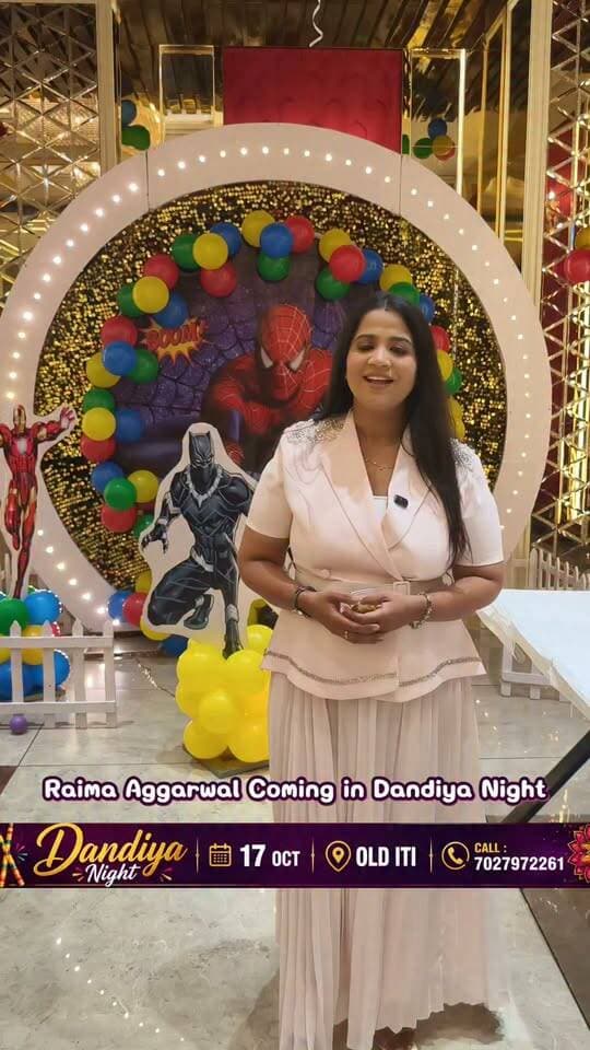Raima Aggarwal joining us in Dandiya Night