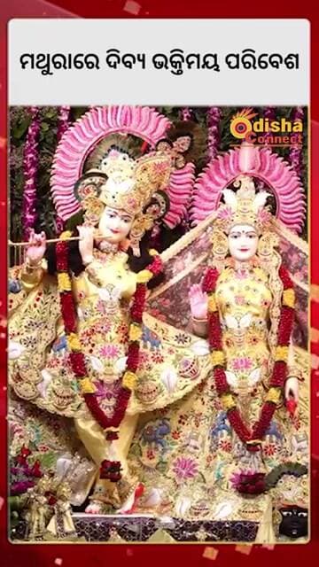 ମଥୁରାରେ ଦିବ୍ୟ ଭକ୍ତିମୟ ପରିବେଶ || Odisha Connect #Mathura #DivineDevotion #DevotionalAtmosphere