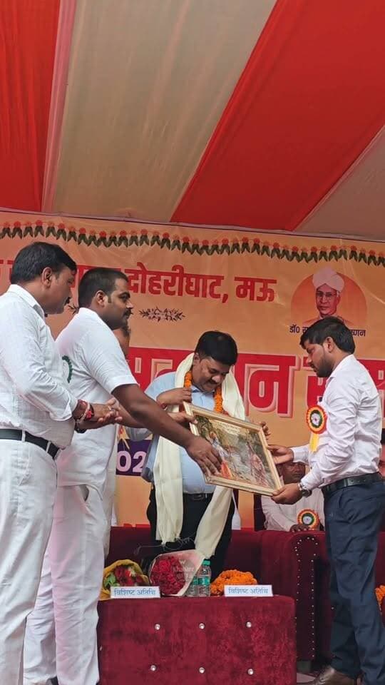 दोहरीघाट में शिक्षकों का हुआ सम्मान, कार्यक्रम में पहुंचे ऊर्जा मंत्री ए.के. शर्मा