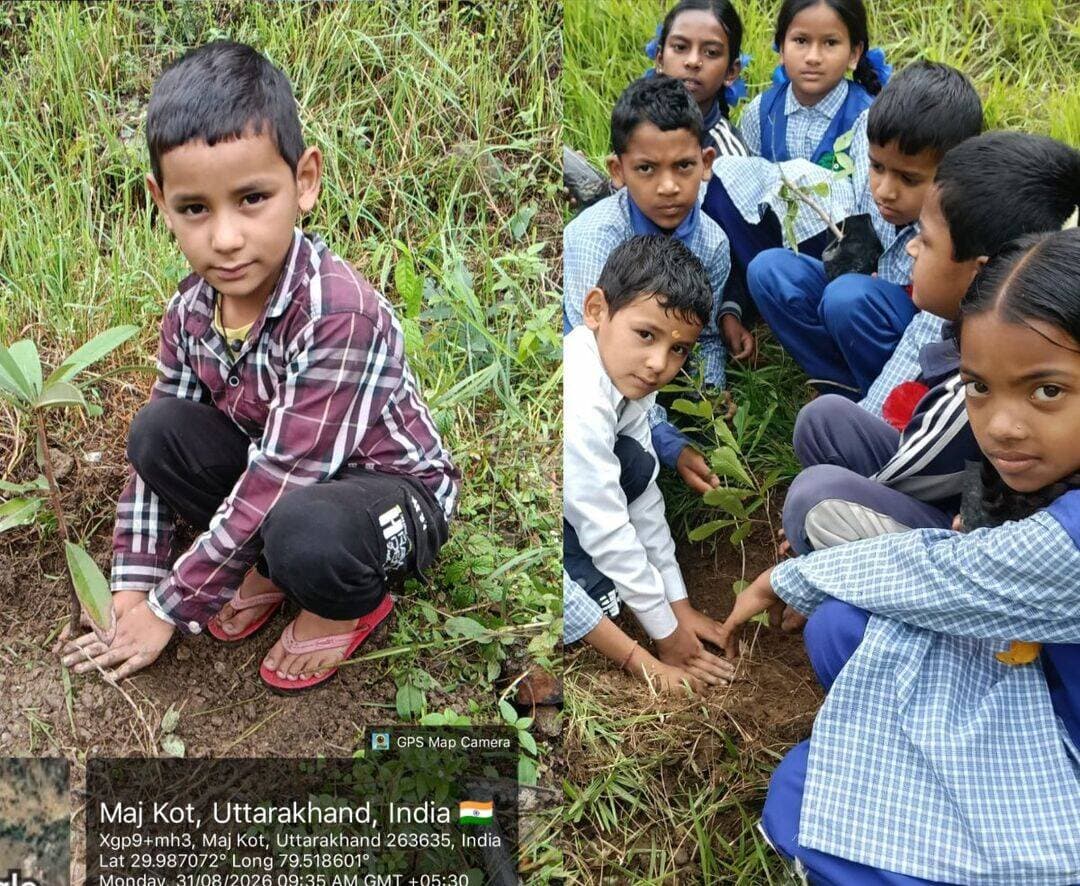 बागेश्वर गरुड़ के 7 साल के गोलू पुरी ने पेश की मिसाल दो साल से पौधे लगाकर दे रहे पर्यावरण संरक्षण का संदेश....see more