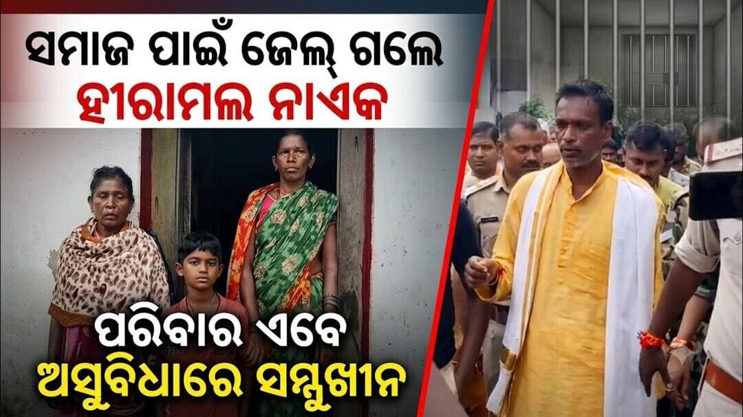 ସମାଜ ପାଇଁ ଜେଲ୍ ଗଲେ ହୀରାମଲ ନାଏକ:ପରିବାର ଏବେ ବେସାହାରା @first news odisha #odisha govt #thuamul rampur