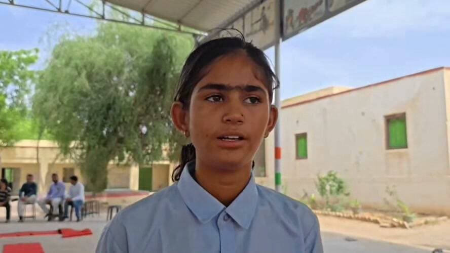 राजकीय उच्च माध्यमिक विद्यालय कोलायत में कार्यक्रम हुआ