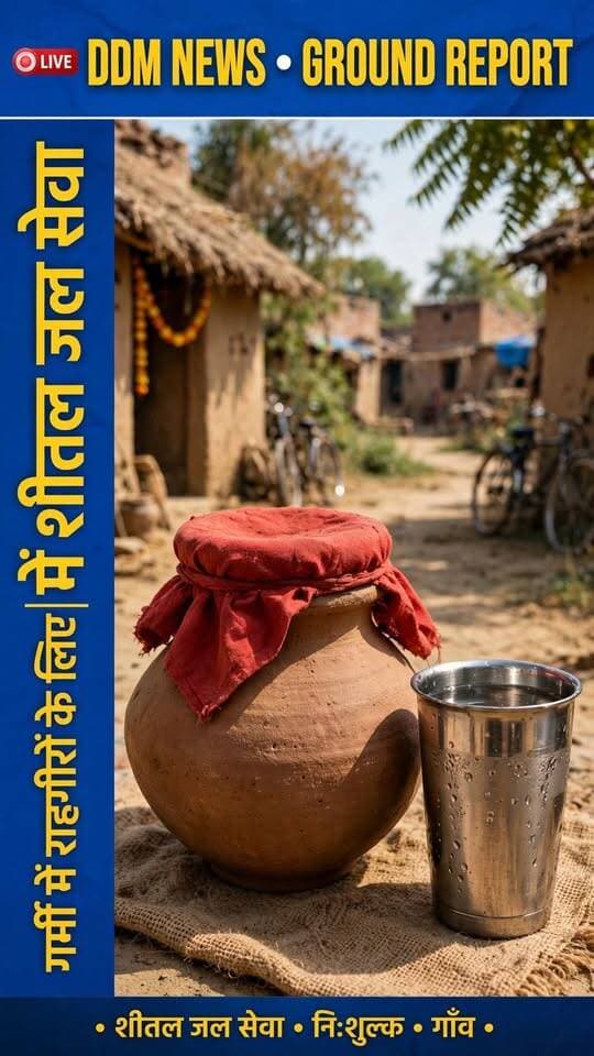 फिरोज़ाबाद में शीतल जल सेवा 💧
गर्मी में राहगीरों के लिए निःशुल्क पानी
DDM NEWS Ground Report
#Firozabad #Reels #JalSeva #SheetalJal #DDMNEWS