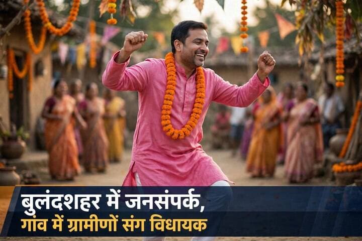 बुलंदशहर: जनसंपर्क के दौरान ग्रामीणों के बीच विधायक
गांव में आयोजित कार्यक्रम में शामिल हुए बुलंदशहर सदर विधायक
ग्रामीणों के साथ सांस्कृतिक कार्यक्रम में शामिल हुए
#Bulanadshahr #Jansampark #UttarPradesh #DDMNEWS