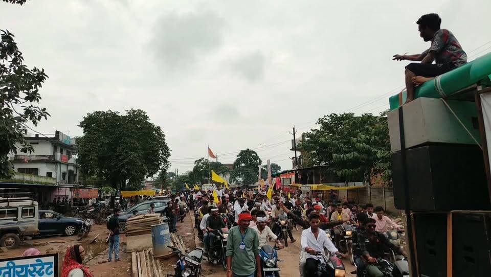 श्री कृष्ण जन्माष्टमी शोभायात्रा वाहन रैली रैपुरा की कुछ झलकियां