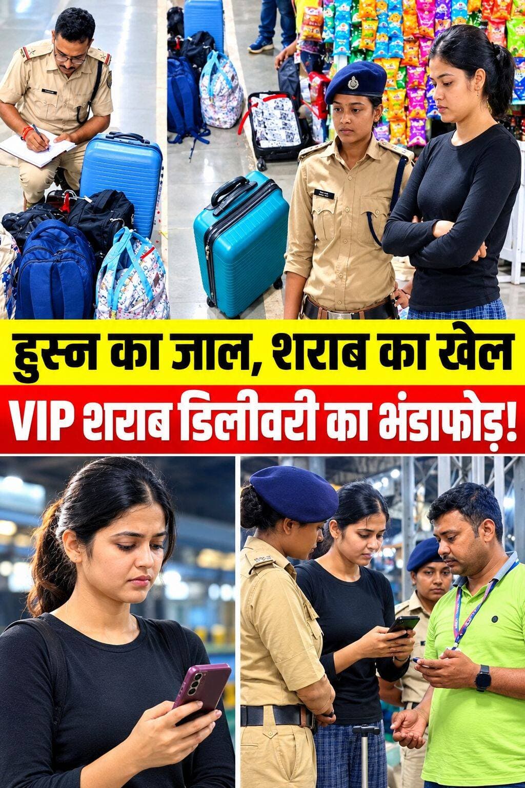 फर्स्ट क्लास में 'थर्ड क्लास' काम करने वाली लड़की का काला सच, पूरा परिवार निकला दागदार!
बड़ी और चौंकाने वाली खबर समस्तीपुर जंक्शन पर स्वतंत्रता सेनानी एक्सप्रेस के फर्स्ट क्लास AC कोच में एक हाई-प्रोफाइल शराब तस्करी का खुलासा हुआ है।
चेहरे से एकदम 'मॉडल' दिखने वाली युवती और उसके VIP सूटकेस के अंदर से पुलिस ने 75 लीटर महंगी विदेशी शराब बरामद की है। 🧳🍾
क्या है पूरा मामला?
सफर: दिल्ली से बिहार (स्वतंत्रता सेनानी एक्सप्रेस, फर्स्ट AC)
गिरफ्तार: 25 वर्षीय नेहा कुमारी (समस्तीपुर) और 31 वर्षीय ईशान (हरियाणा)
टारगेट: ये VIP खेप किसी आम आदमी के लिए नहीं, बल्कि बिहार के बड़े डॉक्टरों और रसूखदारों तक पहुंचनी थी।
🔗 बैकग्राउंड: पकड़ी गई लेडी तस्कर का परिवार पहले भी जेल की हवा खा चुका है!
शराबबंदी वाले बिहार में पुलिस की आंखों में धूल झोंकने के लिए अब तस्करों ने महंगे कपड़ों और फर्स्ट एसी टिकट को अपना नया हथियार बना लिया है।
👇 आपकी क्या राय है?
क्या बिहार में शराबबंदी के बावजूद वीआईपी नेटवर्क के जरिए धड़ल्ले से होम डिलीवरी हो रही है? कमेंट बॉक्स में अपनी राय जरूर बताएं!
📢 ऐसी ही और सच्ची खबरों के लिए पेज को लाइक और फॉलो करना न भूलें। पोस्ट को शेयर जरूर करें!
<nis:link nis:type=tag nis:id=samastipurnews nis:value=SamastipurNews nis:enabled=true nis:link/> <nis:link nis:type=tag nis:id=biharnews nis:value=BiharNews nis:enabled=true nis:link/> <nis:link nis:type=tag nis:id=liquorbanbihar nis:value=LiquorBanBihar nis:enabled=true nis:link/> <nis:link nis:type=tag nis:id=biharpolice nis:value=BiharPolice nis:enabled=true nis:link/> <nis:link nis:type=tag nis:id=viralnews nis:value=ViralNews nis:enabled=true nis:link/>