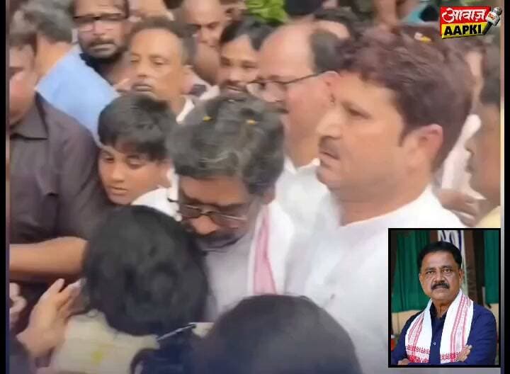मंत्री सोनू के निधन से टूटे हेमंत सोरेन, पत्नी को ढांढस बंधाते हुए छलके आंसू
