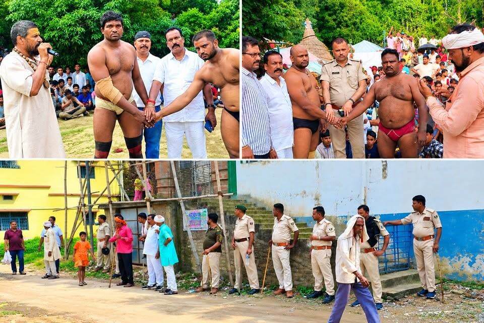 पियाउर मे महावीरी जुलुस प्रशासन की कड़ी चौकसी के बिच शांतिपूर्ण माहौल मे हुआ सम्पन्न,पहलवानो का दंगल का हुआ आयोजन
