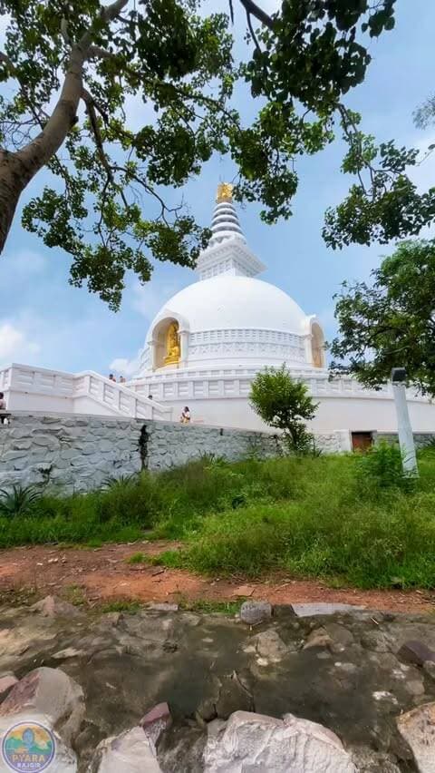 शांति स्तूप,राजगीर..🥰 #pyararajgir #rajgir #shantistupa